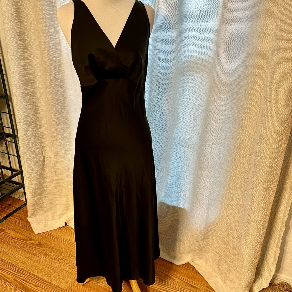JONES NY Black Silky Nightgown